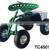 Rolling Garden Seat Cart Tc4501D thumbnail-1