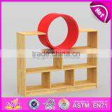 Best Design Combination Colorful Bedroom Furniture Wooden Kids Storage Shelves W08C198 thumbnail-2