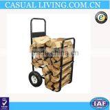 High Quality Warehouse Black Firewood Cart thumbnail-1