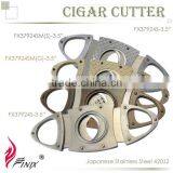 Oval Shaped Stainless Steel Blade Cohiba Cigar Cutters thumbnail-1