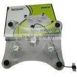 Notebook Cooling Pad 3 Fans With Led Lights thumbnail-1