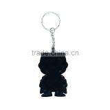 China Manufacturer Custom Logo Rubber Pvc Keychain.soft Pvc Silicone Keyring thumbnail-2