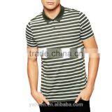 2015 New Short-sleeved Mens Polo, Slim Korean Version of the Double-neck Stripe Polo-shirts thumbnail-2