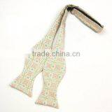 HD-DS18 New Fashion Silk Jacquard Woven Self Bowtie thumbnail-1