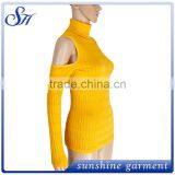 2017 Lady Fashion Off Shoulder Long Seleve Top thumbnail-2