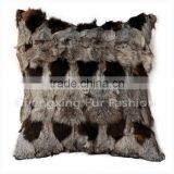CX-D-06A Cute Fancy 2016 Fashion Design Real Fox Fur Pillow Case thumbnail-1