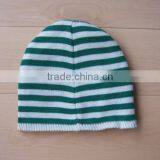 Cheap Striped Polar Fleece Knitted Winter Hat Factory thumbnail-5