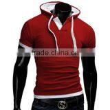 Newest Fashion Summer Hotsale Plain Mens Polo t Shirts Wholesale China Short Sleeve Slim Fit Hood Polo Shirt With Multicolors thumbnail-4