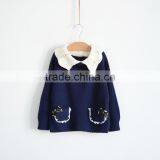New Design Girl Fashion Pullover Kids Crochet Candy Color Sweater thumbnail-5