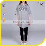 Women Dry Fit Gym Sports Hoodie Women Short Sleeve T Shirt Hoodie thumbnail-3