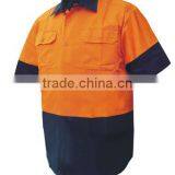 Cheap Wholesale Long Sleeve Safety Reflective Work Uniform Shirt thumbnail-2