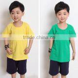 Fashion Custom Blank Kids Plain Round Neck Short Sleeve Multi-color t Shirts Wholesale China Supplier thumbnail-2