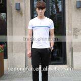 Wholesale Custom Printed Fashion T Shirts for Men Korean Men Shirts With High Quality OEM Brand From Guangzhou Manufacturer thumbnail-1