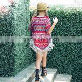 S60708B 2017 New Ladies Coat Fringed National Wind Outside Cardigan Purl Jacket thumbnail-2