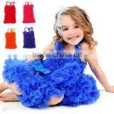 S32473W Hot Sale Children Chiffon Tutu Dress Girl's Party Dance Tutu Dress thumbnail-1