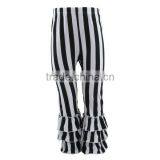 2017 Children Striped Boutique Kids Clothing Ruffle Pants Girls Leggings Wholesale thumbnail-3