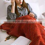 Mermaid Tail Blanket Crochet and Mermaid Blanket for Adult and Kid Sleeping Bag thumbnail-3