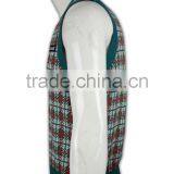 ISO9001/BSCI Manufature Stylish Green Oversized Sleeveless Sweater thumbnail-2