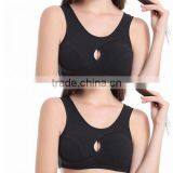 Hollow Breathable Cotton Sleep Bra thumbnail-2