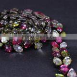 DIY Craft Colorful Rhinestones Trimming Banding Chain Sewing Metal Chain Lace thumbnail-2