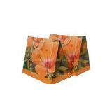 Paper Shopping Bag With Sunny Flowers