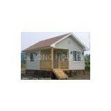 Modern Angle Steel Frame, PVC Roofing Prefab Bungalow Homes Fireproof thumbnail-1