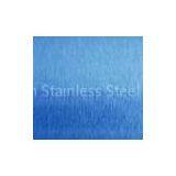 Blue Satin Finish Ti-coating Colored Stainless Steel Sheet For KTV Indoor Decoration thumbnail-1