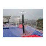 Transparent 1.0mm TUP 2m Inflatable Walk On Water Ball With Ti-zip Zipper