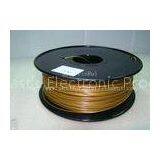 1.75mm /  3.0mm Gold PLA 3d Printer Filament or ABS , HIPS , PC Material