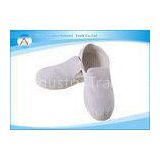 ESD Stripe Lining Fabric Industrial Clean Room White Static Dissipative Safety Shoes