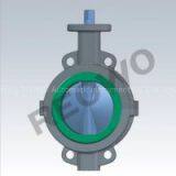 70M Series Fluorine Lined Butterfly Valve