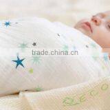 Extremely Soft 100% Organic Cotton Summer Muslin Baby Swaddle Wrap thumbnail-2