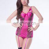 Hot Sexy Rose Plus Size Babydoll Lingerie for Fat Women thumbnail-4