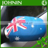 2016 EUFA custom hot sell polyester print promotional car mirror flag