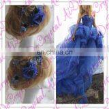 Aidocrystal Handmade Fashion Party Classic Series Ladies Hair Flower Accessories Hair Comb Floral Tiaras thumbnail-5