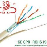 Ftp Cat5e Lan Cable Copper Conduction 4X2X24AWG + 1.2 Messenger Steel Wire/Computer Cable thumbnail-2