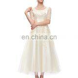 Grace Karin New Arrival 2015 Elegant Long Sleeve Lace Plus Size Evening Dress For Fat Women CL6051-2# thumbnail-2