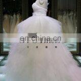 1A873 One Shoulder Ruche Sleeveless Ball Gown Evening Dress New Design 2016 thumbnail-3