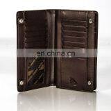 Popular Supplier Excellect Leather Zipper Business Man Long Wallet thumbnail-2