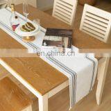 Hotel Bed Decoration Cotton Rope Woven Table Runner Striped Tasseled Table Runner thumbnail-2