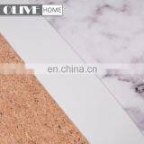 2018 New Item Knife Edge Geometry PU Poly Canvas Applique Cork Sofa Cushions For Sale thumbnail-3