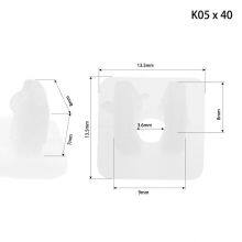 Bumper Fender Expansion Screw Clip Plastic Rivet Guard Leaf Plate Lining Clip thumbnail-4