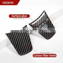Carest Carbon Fiber Steering Wheel Cover For Tesla Model 3 Y Accessories Interior Decoration Protector Patch Three Car Stickers thumbnail-4