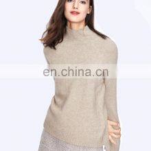 Women Thick Custom Fashion Elegant Cashmere Knit Pullover Sweater With Sleeve Beads thumbnail-2