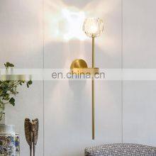 Nordic Minimalist Post-modern Light Luxury Crystal Wall Lamps for Decoration thumbnail-3