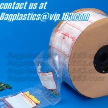 Pre-opened auto Plastic Bag on Roll Custom Poly Print Packaging Auto Bag,Pre-Opened Auto Fill bags on Rolls bagplastics