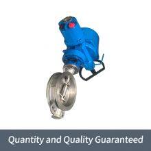 ROM toelke electric actuators Dn200 hard seal turbine flange butterfly valve