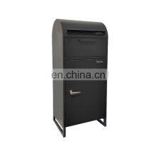Drop Box Secure Large Outdoor Parcel Drop Mail Box Standing