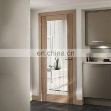 Glass Design Flush Simple Home Wood Interior Office Inside Doors Glass Panel Interior Door thumbnail-1