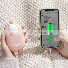 2021 New Hot Sale Mini Portable Hand Warmer Gift Usb Rechargeable Mini Heater 10000mAh For Outdoor Home thumbnail-3